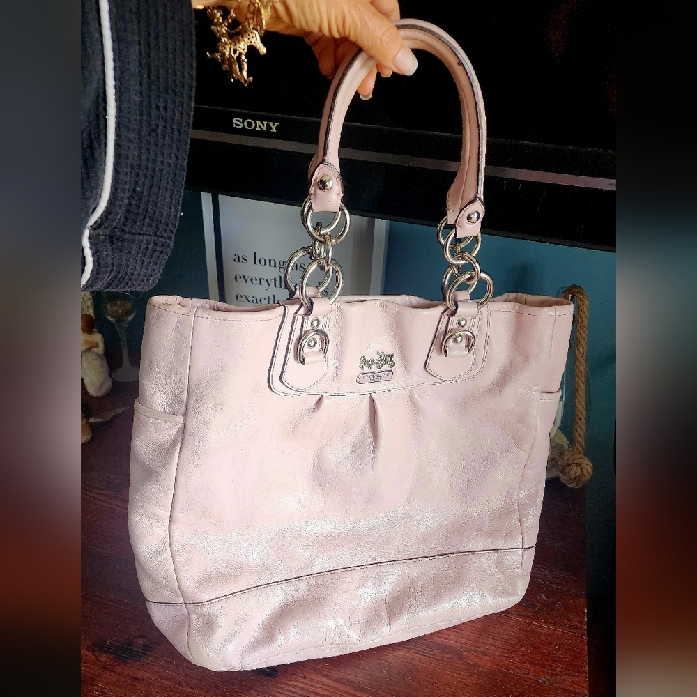 Coach Pink Tote Bag